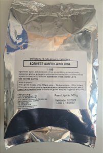 Base mix Sorvete americano Uva