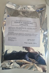 Base mix Sorvete americano chiclete