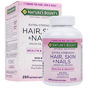 Vitamina Hair, skin e nails 250 capsulas