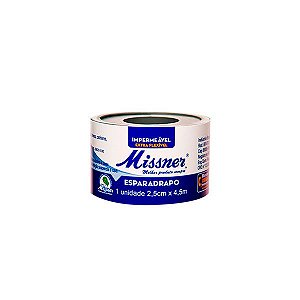 ESPARADRAPO BRANCO IMPERMEAVEL 2,5CM X 4,5M