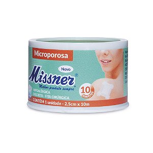 Fita Micropore Branca 2,5cm x 10 m