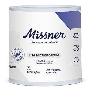 FITA MICROPORE BRANCO 5,0cm X 4,5m