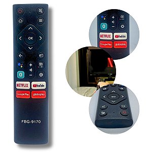 Controle Remoto Smart  Compatível C/ Panasonic