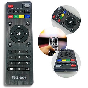 Kit Controle Tv Box 4k Pro Digital Universal - Pilha-Suporte