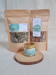Kit FRESCOR | Vela, blend de ervas e sais aromáticos