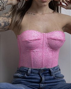 Corselet Antonella brilhante