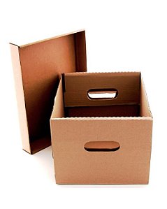 CAIXA ORGANIZADORA PAPELAO KRAFT MULTI USO PEQUENA 4022 CHIES
