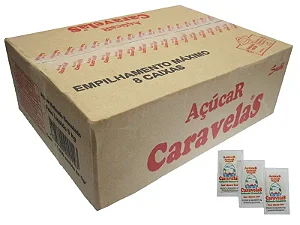 ACUCAR CRISTAL PREMIUM SACHE 5g CARAVELAS CX C/1000