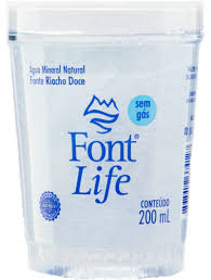 AGUA MINERAL SEM GAS 200ML C/48 COPOS FONT LIFE