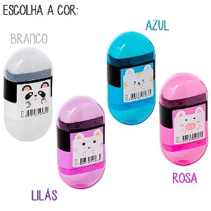 APONTADOR E BORRACHA PLÁSTICO - ZOO -