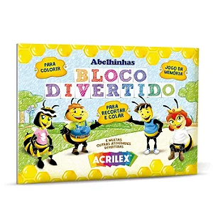 BLOCO ACRILEX DIVERTIDO