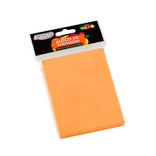 BLOCO ADESIVO SMART NOTES 76X102MM - LARANJA NEON - 100FLS - 1BLOCO