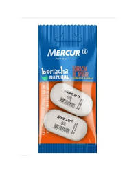 BORRACHA BRANCA OVAL BLS C/2 MERCUR