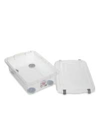 CAIXA ORGANIZADORA PLASTICA 8,6L BAIXO CRISTAL SANREMO 960
