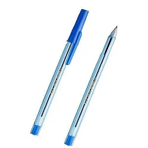CANETA ESFEROGRAFICA FINA 0.7MM AZUL COMPACTOR