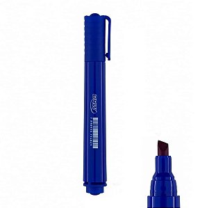 CANETA PINCEL ATOMICO AZUL BRW
