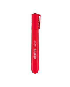 CANETA PINCEL ATOMICO VERMELHA  BRW