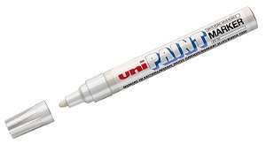 CANETA UNI PAINT MARKER PX-20 BRANCA UNIBALL