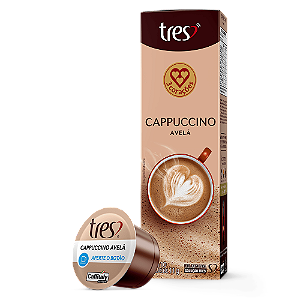 CAPSULA CAFE CAPPUCCINO TRES AVELA NOVA FORMULA COM 10 CAP 11G