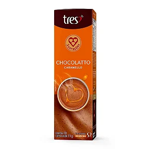 CAPSULA CHOCOLATTO CARAMELO TRES COM 10 CAP 11G