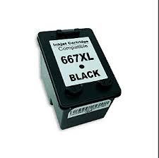 CARTUCHO COMPATIVEL HP 667XL PRETO