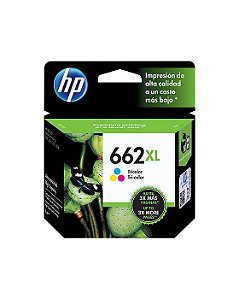 CARTUCHO DE TINTA HP 662XL - CZ106AB COLORIDO 8.0ml ORIGINAL