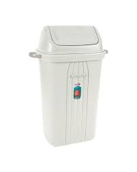CESTO DE LIXO 60L PLASTICO C/ TAMPA BASCULANTE 284 SANREMO