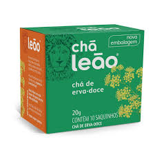 CHA ERVA DOCE C/10 SAQUINHOS LEAO