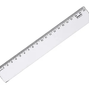 REGUA 20 CM CRISTAL WALEU BLISTER