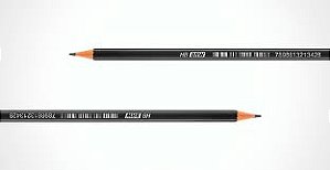 LAPIS GRAFITE SEXTAVADO PRETO HB BRW