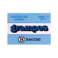 GRAMPO 23/13 GALVANIZADO ENAK13 CX C/ 1000 BACCHI