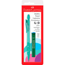 LAPISEIRA BUBBLE PASTEL  0.7MM + 1 TUBO DE GRAFITE FABER-CASTELL