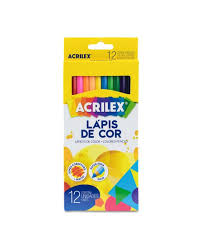 LAPIS DE COR 12 CORES 09692 ACRILEX