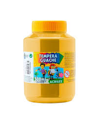 TINTA GUACHE 500ML AMARELO OURO ACRILEX 505