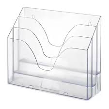 ORGANIZADOR DE DOCUMENTOS TRIPLO DELLOCOLOR CRISTAL