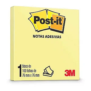POST-IT AMARELO 76 X 76 MM 100 FOLHAS