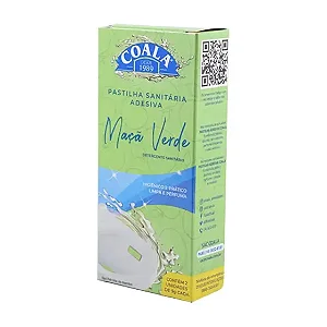 PASTILHA ADESIVA SANITARIA C/2 MACA VERDE COALA