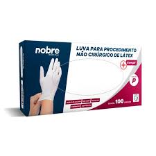 LUVA LATEX  PROCEDIMENTO NAO CIRURGICO C/PO CX C/50 P PARES NOBRE