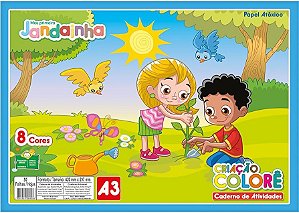 PAPEL CRIATIVO A-3 BLOCO JANDAIA C/32FLS
