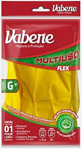 LUVA LATEX AMARELA G C/1 PAR VABENE