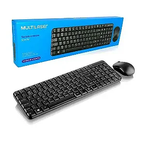 TECLADO E MOUSE SEM FIO TC183 MULTILASER