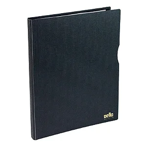 PASTA CATALOGO 30 PLASTICOS A4 EXECUTIVE PRETA DELLO 6056.P