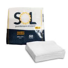 GUARDANAPO SOL 30X30 FARDO BRANCO