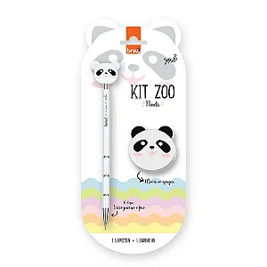 KIT LAPISEIRA PLÁSTICA PANDA 0.7MM C/ 1 BORRACHA - BLISTER