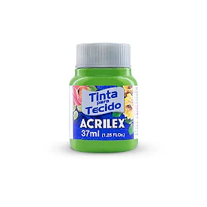 TINTA TECIDO FOSCA VERDE FOLHA 510 37ML ACRILEX