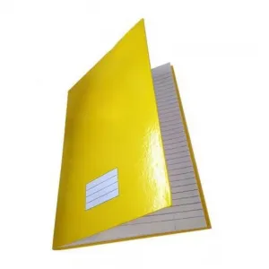 CADERNO 1/4 BROCHURA CAPA DURA 48FLS AMARELO