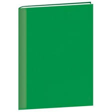 CADERNO 1/4 BROCHURA CAPA DURA LINGUAGEM 48FLS VERDE