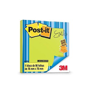 POST-IT REFIL VERDE LIMAO 76 X 76 MM 90 FOLHAS