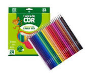 LAPIS DE COR 24 CORES LEO E LEO