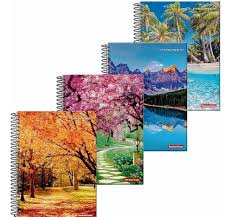 CADERNO 10X1 CAPA DURA PANAMERICANA PAISAGEM 200FLS